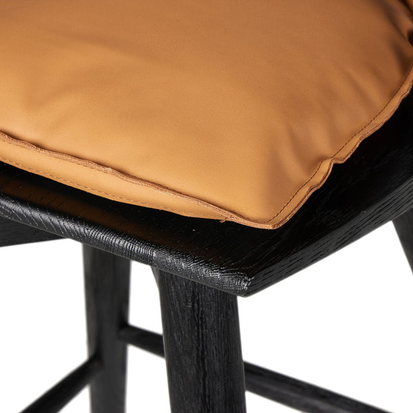 Lewis Swivel Bar + Counter Stool - Whiskey Saddle