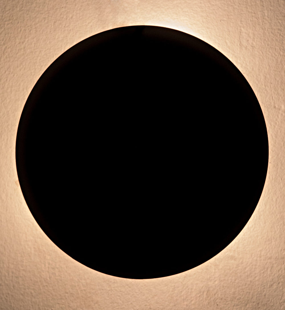 Shadow Sconce, Black Steel