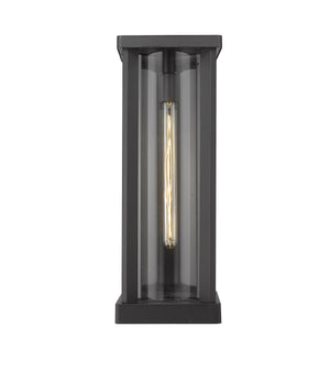 Glenwood 1 Light Outdoor Wall Sconce in Black Finish