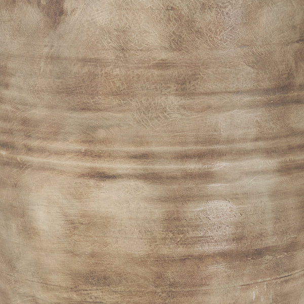 Tulsi Tall Matte Earth Brown Ceramic Floor Vase