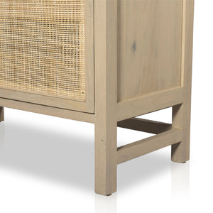 Caprice Wide Bookshelf In Natural Mango