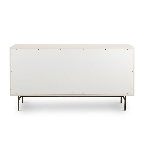 Luella 6 Drawer Dresser In Matte Alabaster