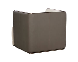 SIERRA ARMCHAIR - MEG TAUPE / PORCINI TAUPE
