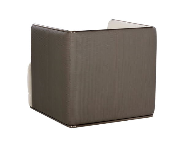 SIERRA ARMCHAIR - MEG TAUPE / PORCINI TAUPE