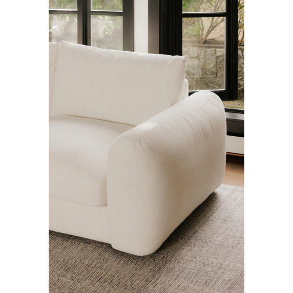 Moe's Berga Sectional Right Oat Upholstered