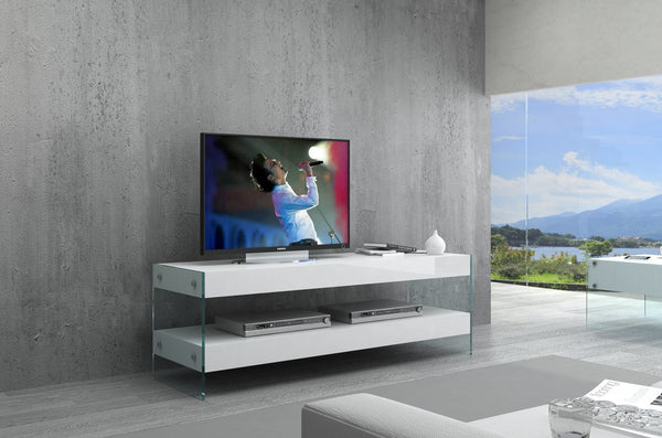 Reese Mini TV Base White High Gloss