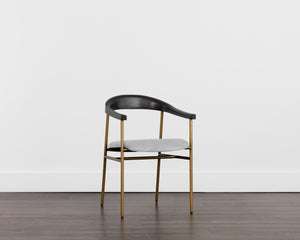 GIORGIO DINING ARMCHAIR - POLO CLUB STONE
