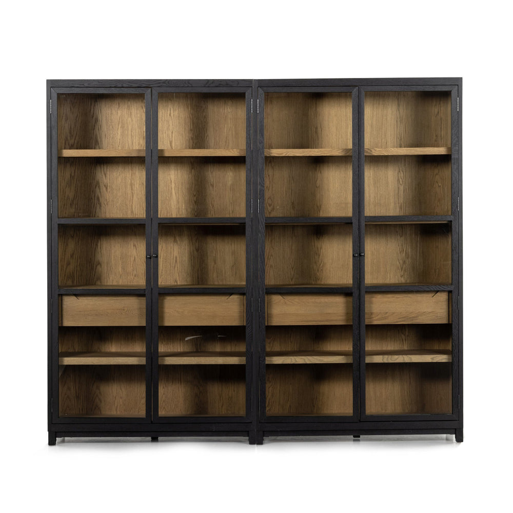 Millie Double Cabinet - Drifted Oak Veneer