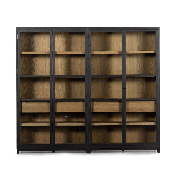 Millie Double Cabinet - Drifted Oak Veneer