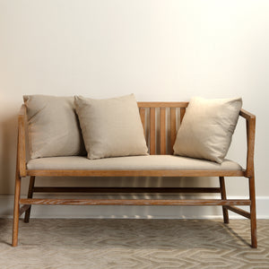 Grayson Wood Settee