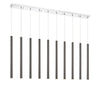 Forest 10 Light Island/Billiard in Chrome Finish