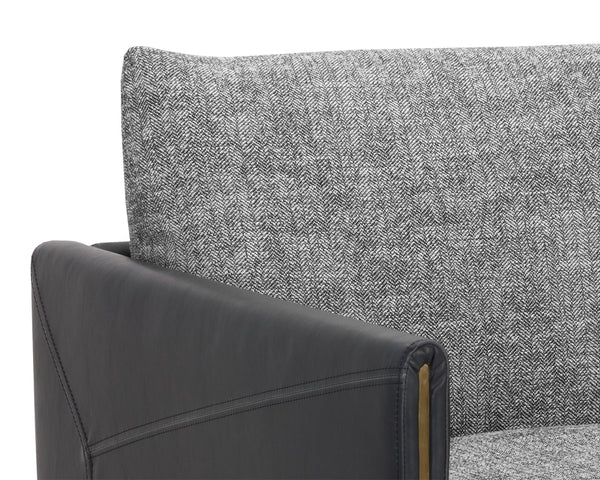 ASHI ARMCHAIR - NASH ZEBRA / COAL BLACK