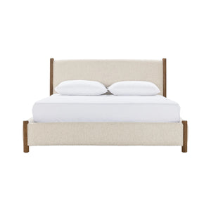 Bennington Upholstered Bed - Eastern King, Dusty Beige