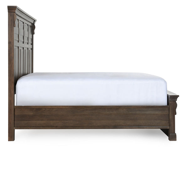 Adelaide Solid Wood Queen Bed - Cocoa Brown