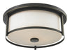 Savannah 3 Light Flush Mount in Olde Bronze Finish
