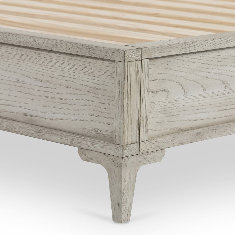 Viggo Bed In Vintage White Oak In Queen