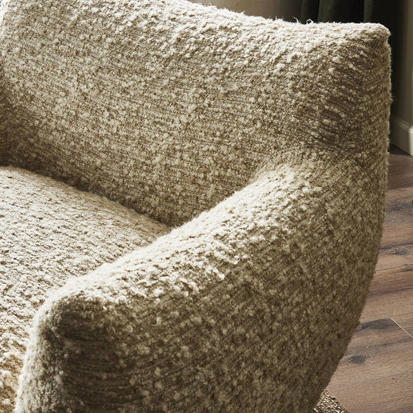 Margot Swivel Chair In Solema Cream