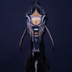 Black Horse Running by Boyd Elder - Vertical Grain 2.5 White Oak