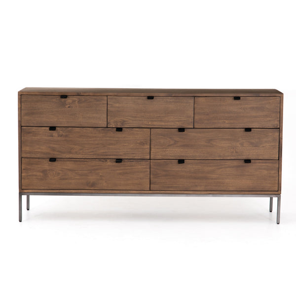 Trey 7 Drawer Dresser In Auburn Poplar