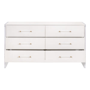 Sonia Shagreen 6-Drawer Double Dresser