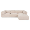 Moe's Matina Lounge Modular Sectional in Oatmeal