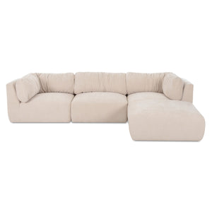 Moe's Matina Lounge Modular Sectional in Oatmeal
