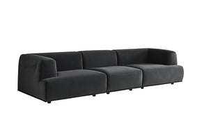 Darren Modular - Corner Chair - Smokescreen