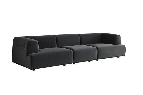 Darren Modular - Corner Chair - Smokescreen