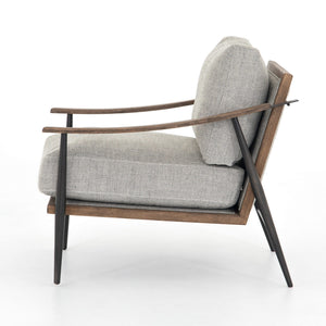 Kennedy Chair In Gabardine Grey