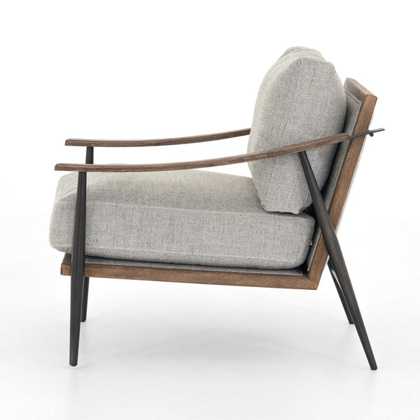 Kennedy Chair In Gabardine Grey