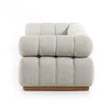 Roma Outdoor 3pc Sectional In Ash