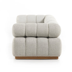 Roma Outdoor 3pc Sectional In Ash
