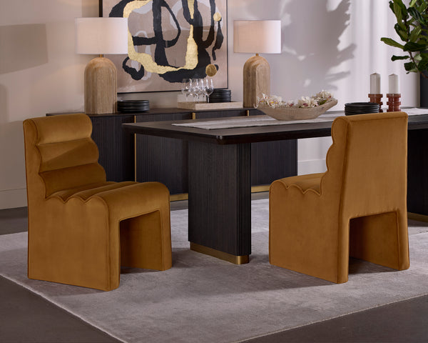 STUART DINING CHAIR - MEG GOLD