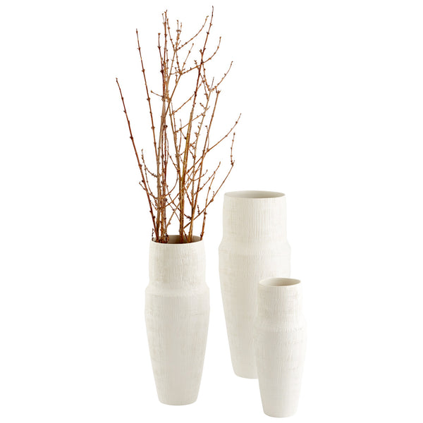 Leela Vase in White