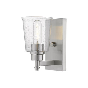 Bohin 1 Light Wall Sconce in Brushed Nickel  Finish