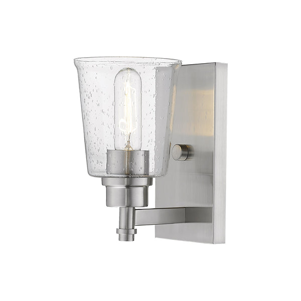 Bohin 1 Light Wall Sconce in Brushed Nickel  Finish