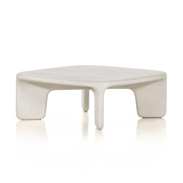 Dante Coffee Table In White Concrete