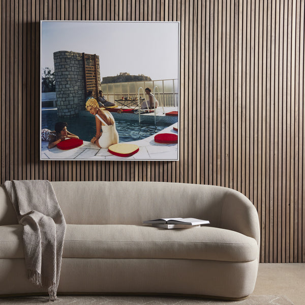 Penthouse Pool (48" X 48") In Slim Aarons's Showcase In Photography Art