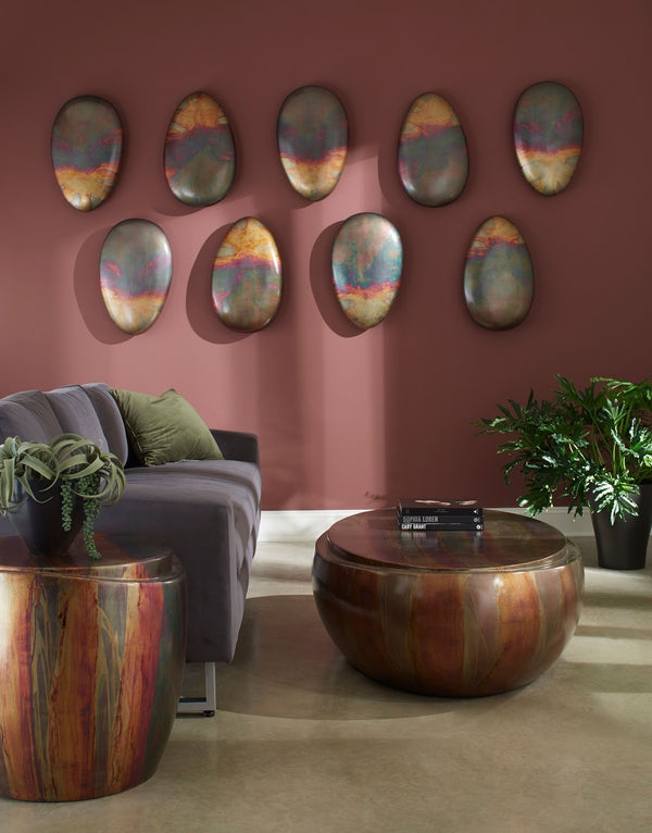 Patina Wall Stone, Oval, Large