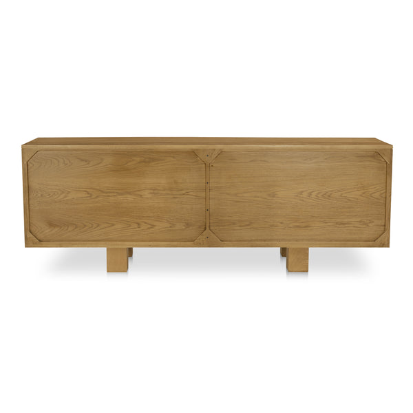 Moe's Henley Collection 8 Drawer Dresser in Brown Oak