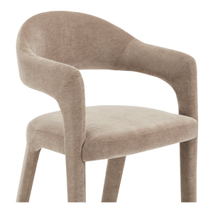 Moe's Martens Bar Stool Camel Upholstery
