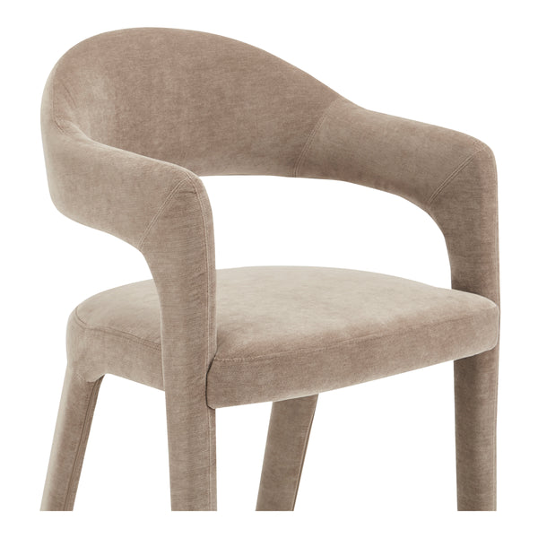 Moe's Martens Bar Stool Camel Upholstery