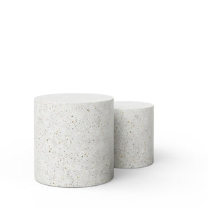 Ivory Terrazzo Pedestals