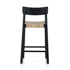 Heisler Stool In Almond Leathr Blnd In Counter