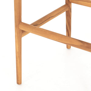 Muestra Bar Stool-Matte Sealed Teak