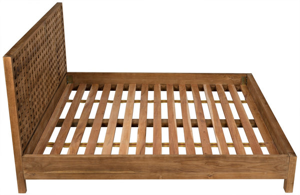 Quinnton Bed, Queen, Teak