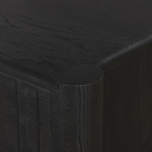 Ezri 6 Drawer Dresser - Carved Black Oak