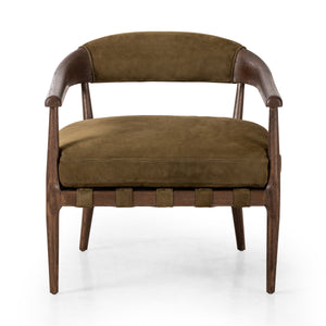 Dane Chair In Cottswald Moss Nubuck