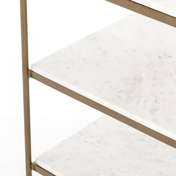 Felix Nightstand in ANTIQUE BRASS