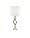 Elyx Table Lamp In Chinois Silver Leaf
